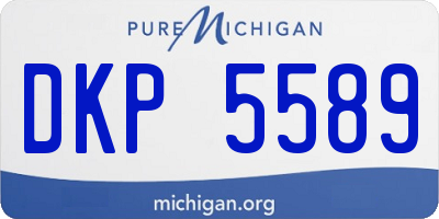 MI license plate DKP5589