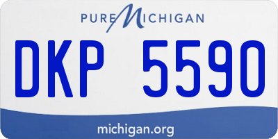MI license plate DKP5590