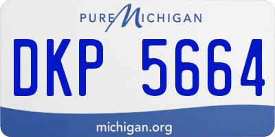 MI license plate DKP5664