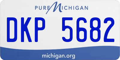 MI license plate DKP5682