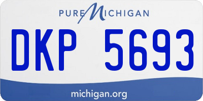 MI license plate DKP5693