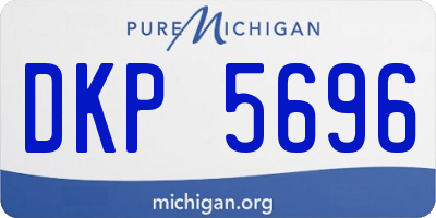MI license plate DKP5696