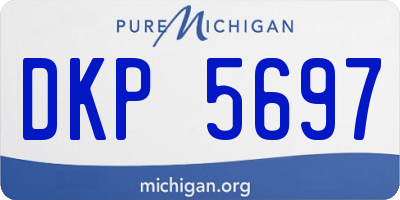 MI license plate DKP5697