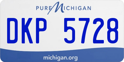 MI license plate DKP5728