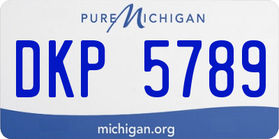 MI license plate DKP5789