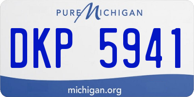 MI license plate DKP5941