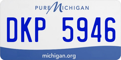 MI license plate DKP5946