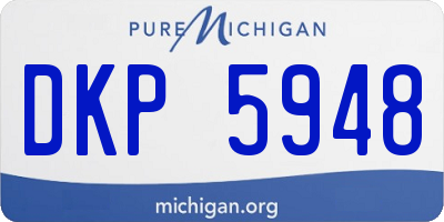 MI license plate DKP5948