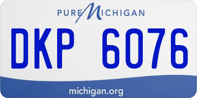 MI license plate DKP6076