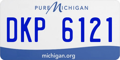 MI license plate DKP6121