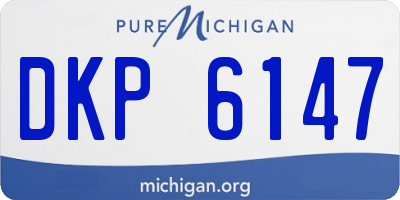 MI license plate DKP6147