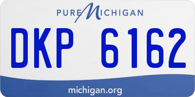 MI license plate DKP6162