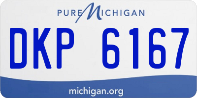 MI license plate DKP6167
