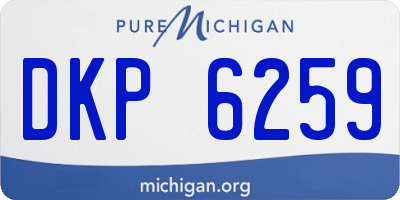 MI license plate DKP6259