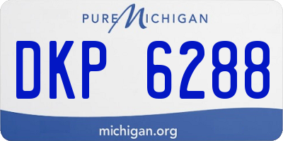 MI license plate DKP6288