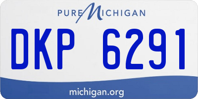 MI license plate DKP6291