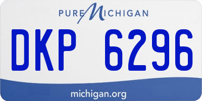 MI license plate DKP6296