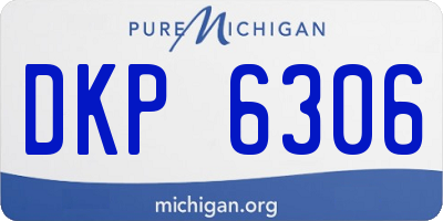 MI license plate DKP6306