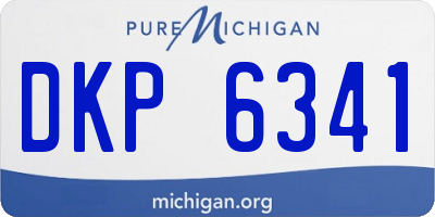 MI license plate DKP6341