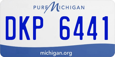MI license plate DKP6441