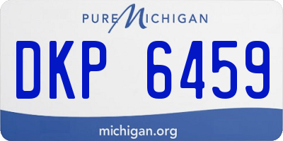 MI license plate DKP6459