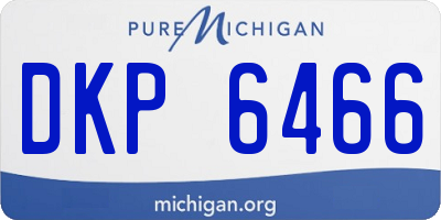 MI license plate DKP6466
