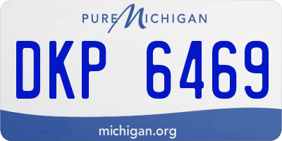 MI license plate DKP6469