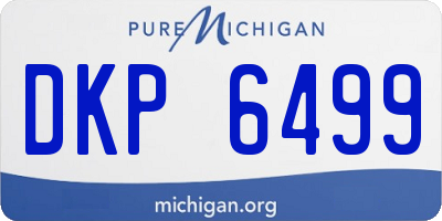 MI license plate DKP6499