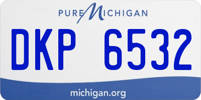 MI license plate DKP6532