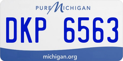 MI license plate DKP6563