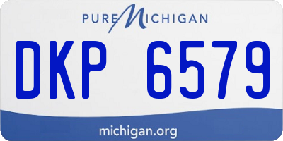MI license plate DKP6579