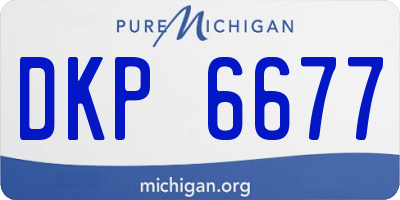 MI license plate DKP6677