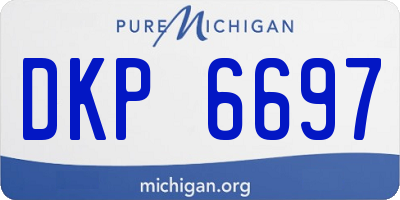 MI license plate DKP6697