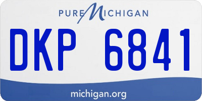 MI license plate DKP6841