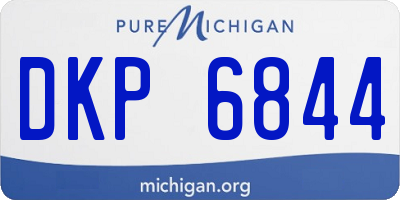 MI license plate DKP6844
