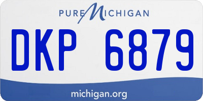 MI license plate DKP6879