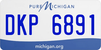 MI license plate DKP6891
