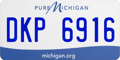MI license plate DKP6916