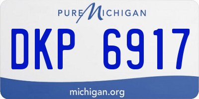 MI license plate DKP6917