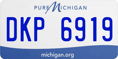 MI license plate DKP6919