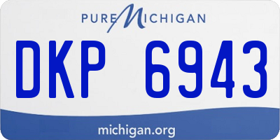 MI license plate DKP6943