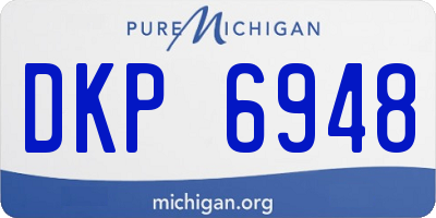 MI license plate DKP6948