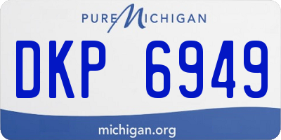 MI license plate DKP6949