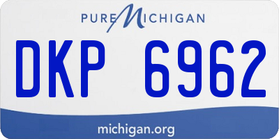 MI license plate DKP6962