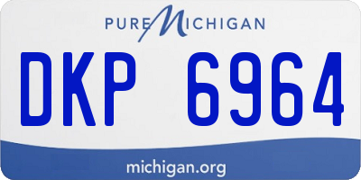 MI license plate DKP6964