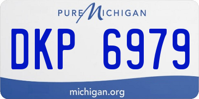 MI license plate DKP6979