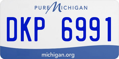 MI license plate DKP6991