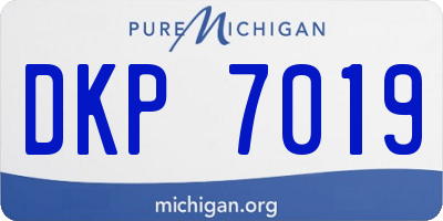 MI license plate DKP7019