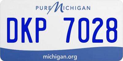 MI license plate DKP7028