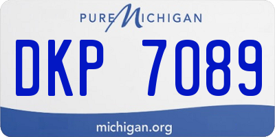 MI license plate DKP7089